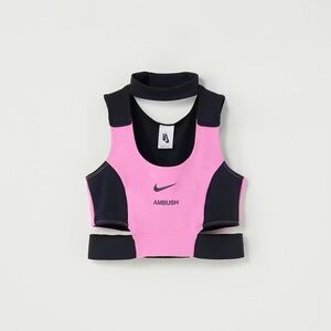 Nike Women's x Ambush Crop Top 'Magic Flamingo/Black' Size S